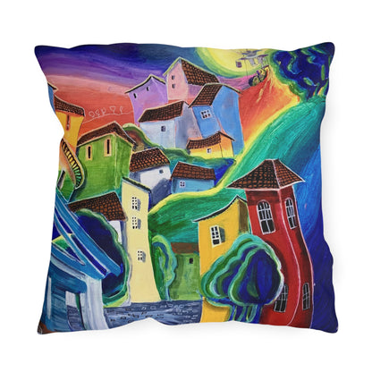 "Dreams" Throw Pillow - Vibrant Artistic Home Decor