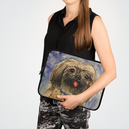 Portrait Laptop Sleeve "A Portrait of Love: Komh Appa Artwork"