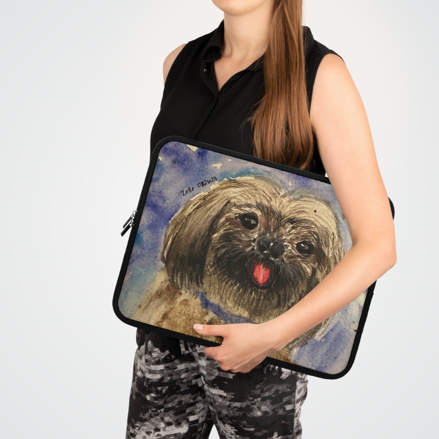 Portrait Laptop Sleeve "A Portrait of Love: Komh Appa Artwork"