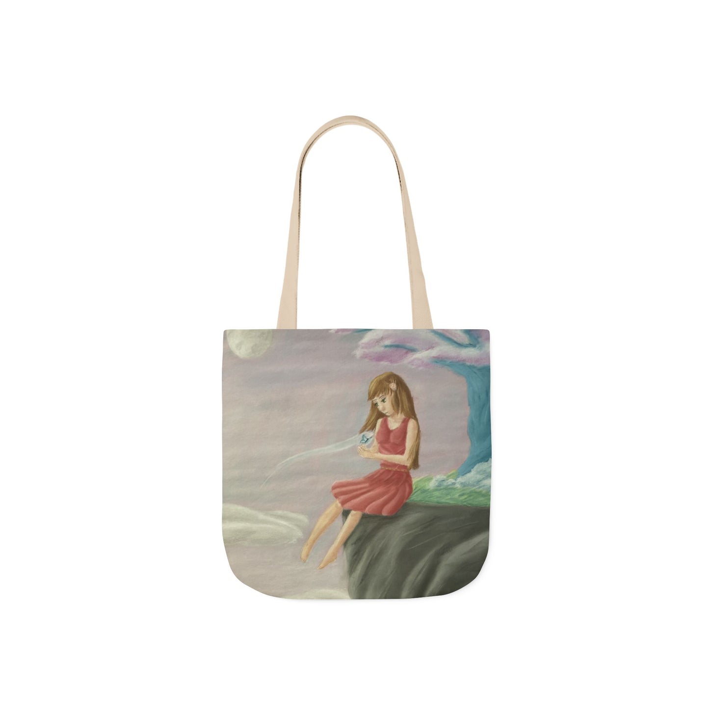 “Lost in Thought” Tote Bag – Dreamlike Serenity by Kate Hilsts