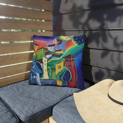 "Dreams" Throw Pillow - Vibrant Artistic Home Decor