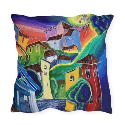 "Dreams" Throw Pillow - Vibrant Artistic Home Decor