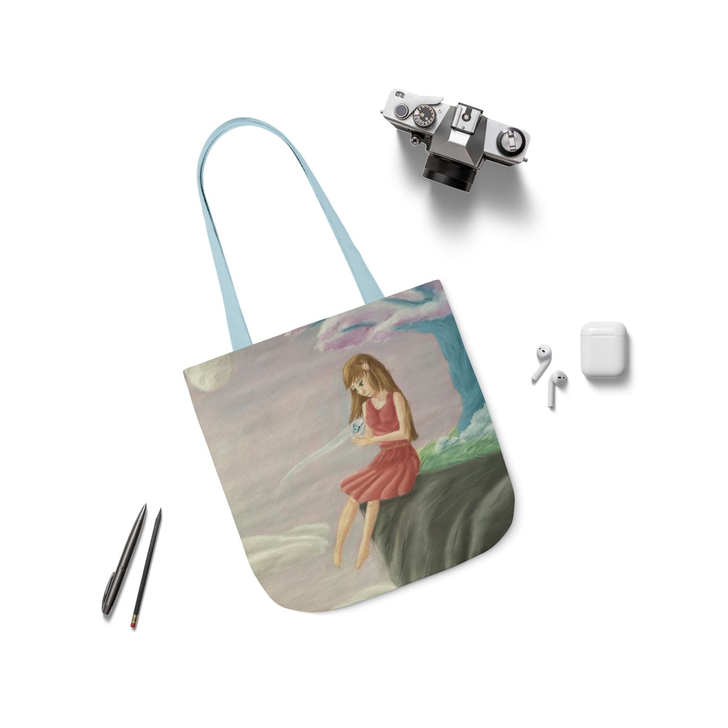 “Lost in Thought” Tote Bag – Dreamlike Serenity by Kate Hilsts