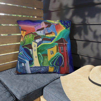 "Dreams" Throw Pillow - Vibrant Artistic Home Decor