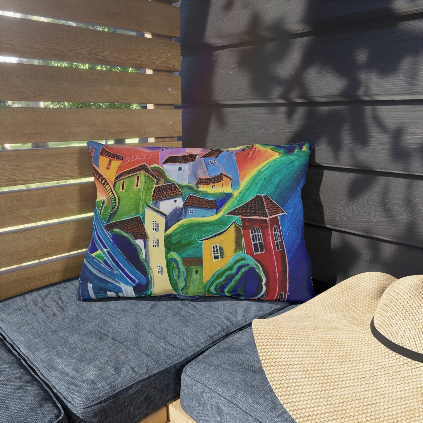 "Dreams" Throw Pillow - Vibrant Artistic Home Decor