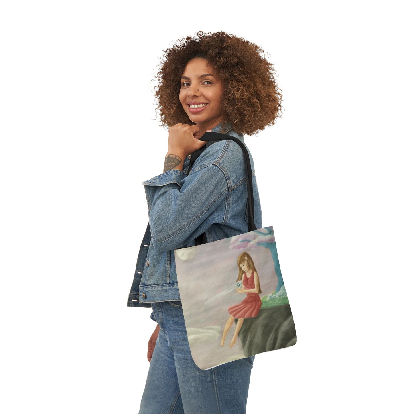 “Lost in Thought” Tote Bag – Dreamlike Serenity by Kate Hilsts