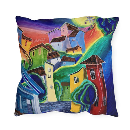 "Dreams" Throw Pillow - Vibrant Artistic Home Decor
