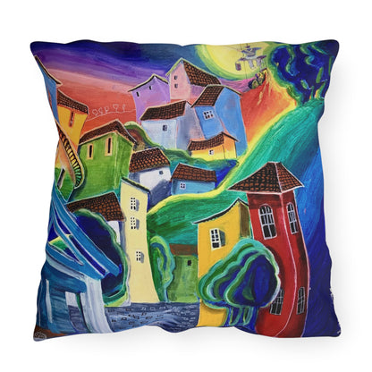"Dreams" Throw Pillow - Vibrant Artistic Home Decor