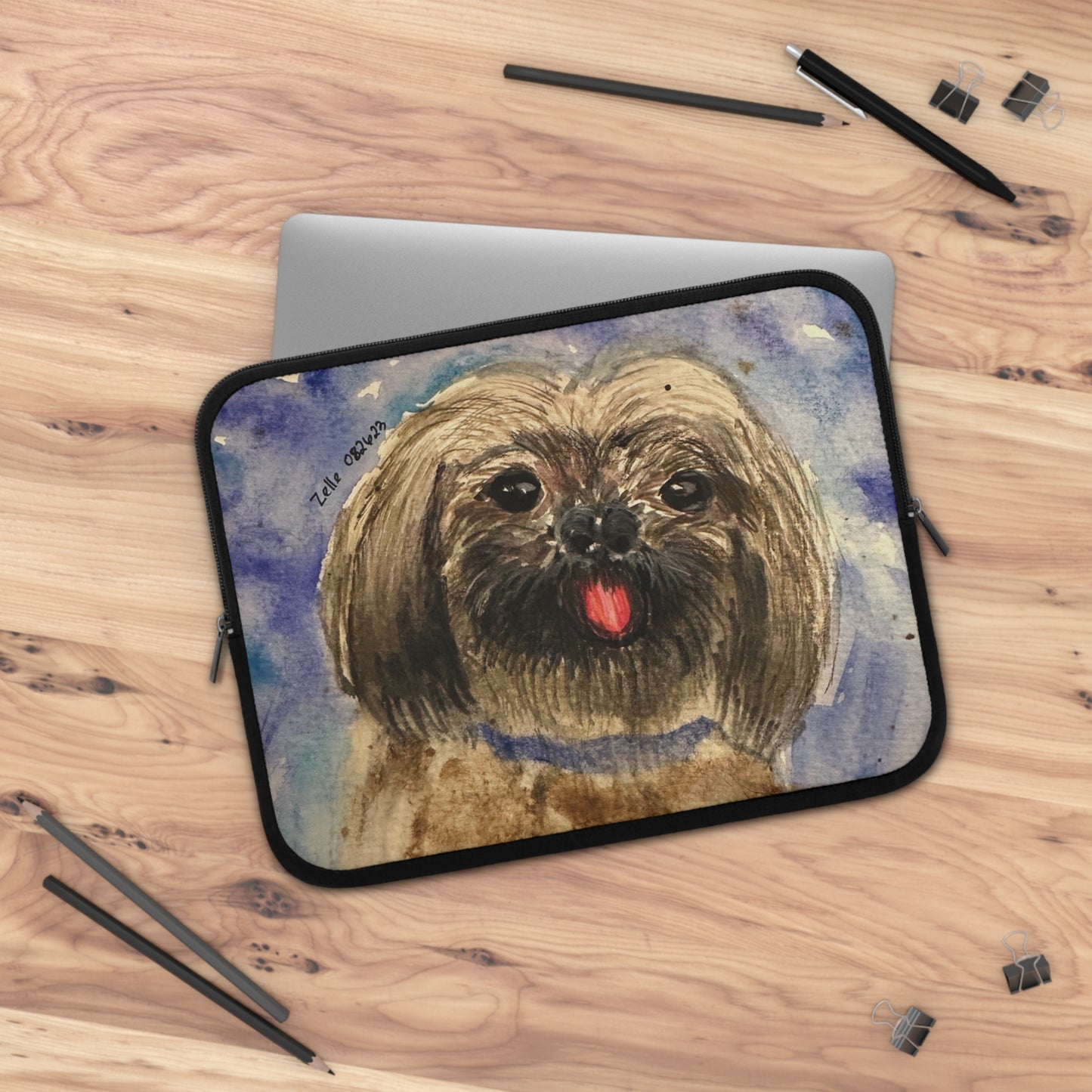 Portrait Laptop Sleeve "A Portrait of Love: Komh Appa Artwork"