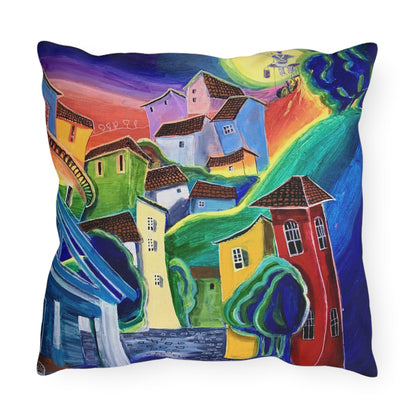 "Dreams" Throw Pillow - Vibrant Artistic Home Decor